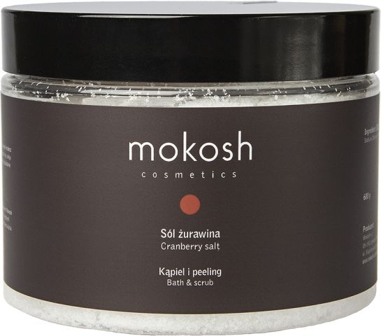 Mokosh Sól do kąpieli Żurawina 600g