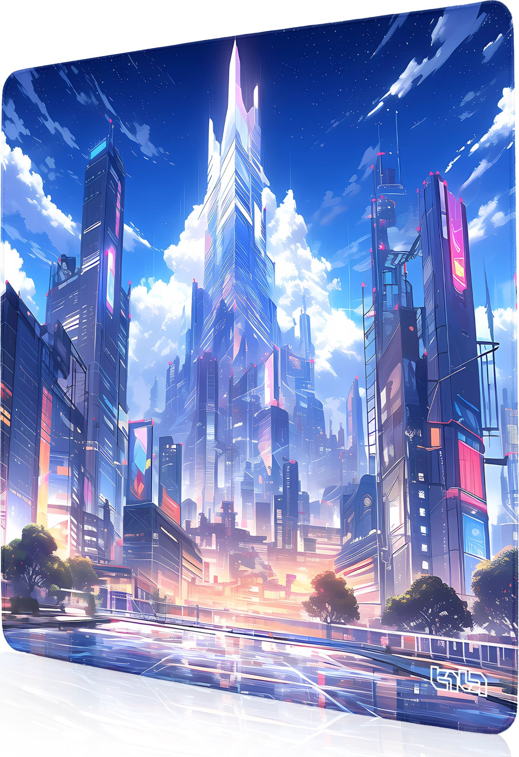 Podkładka Tilt PODKŁADKA GAMINGOWA Futurystyczne Tokio 30x30 TILT Antypoślizgowa