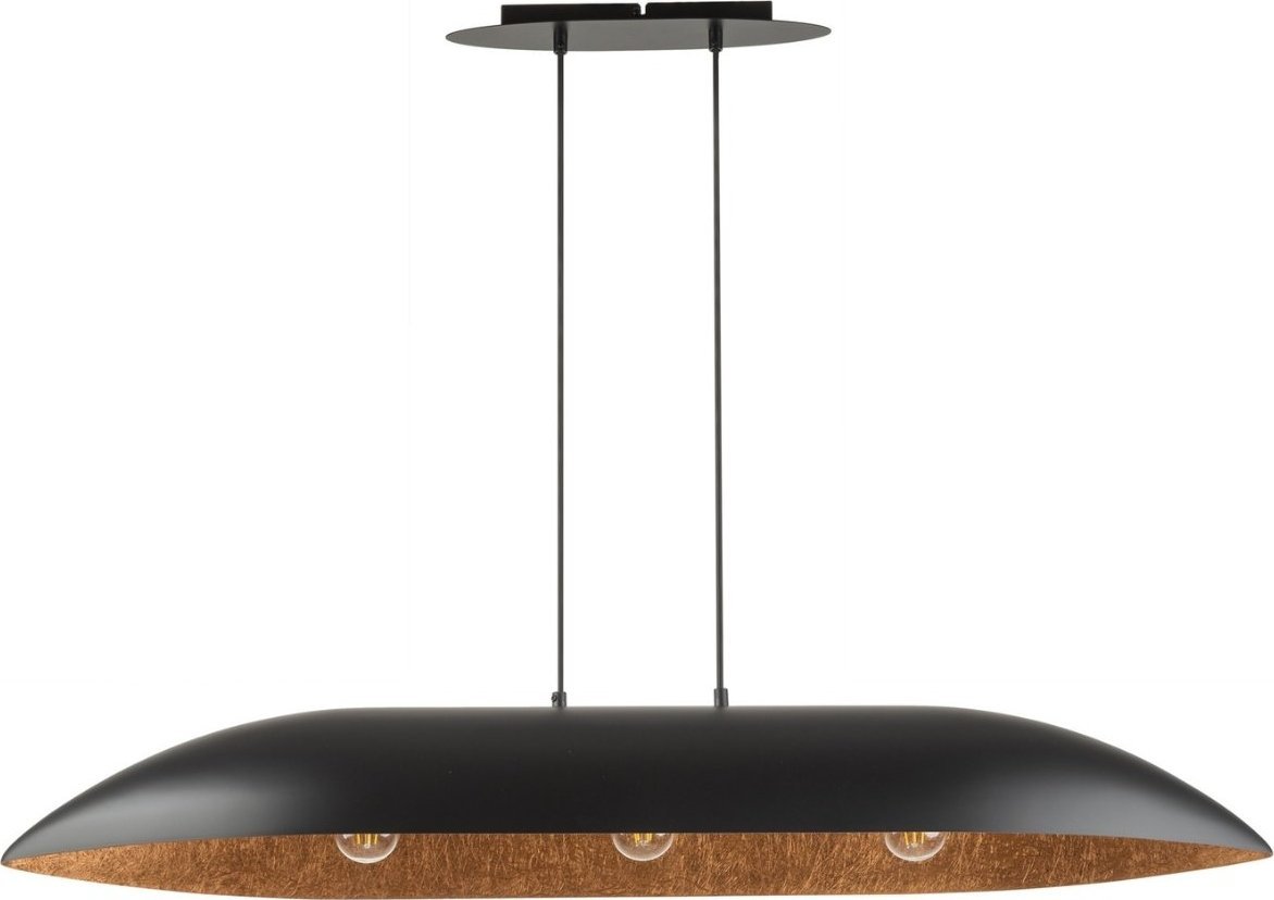 Lampa wisząca Sigma Wisząca lampa do salonu Gondola L 40634 Sigma łódka czarna miedziana