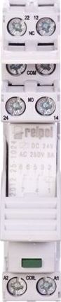 Relpol Przekaźnik interfejsowy 2P 8A 24V DC AgNi PI84-24DC-M41G 859653