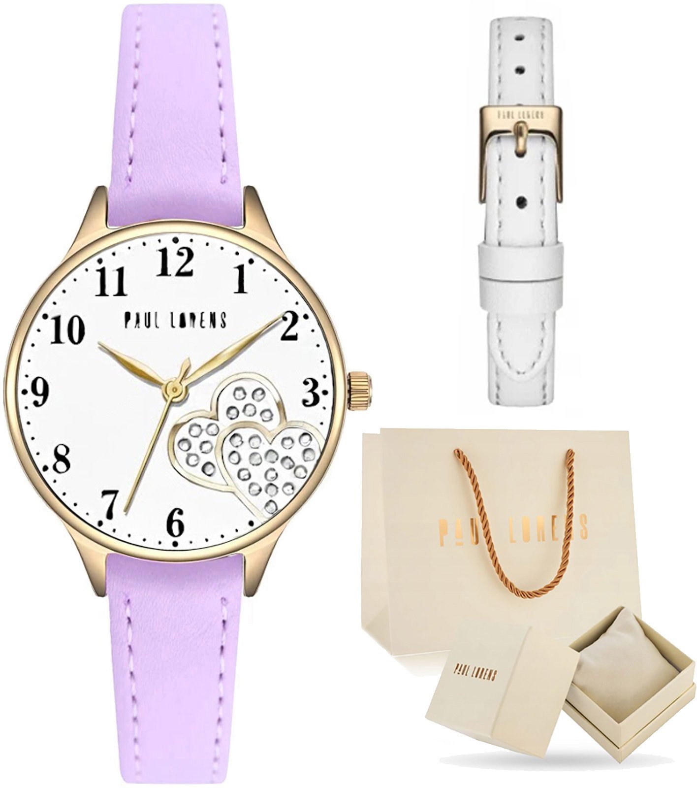 Zegarek dziecięcy Paul Lorens MILA z dwoma paskami (F/B)