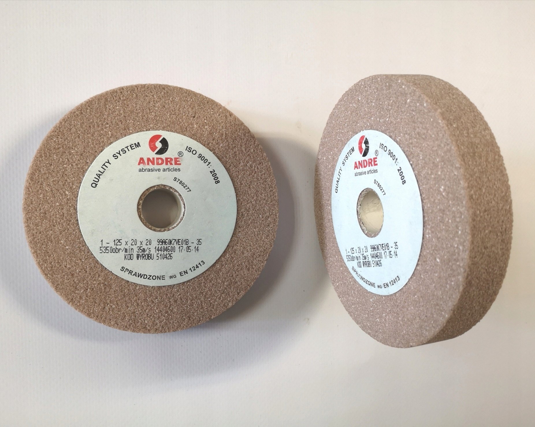 ANDRE ŚCIERNICA PŁASKA 125mm x 20mm x 20mm 99A60K7VE01-35 BIAŁA "TYP 1"