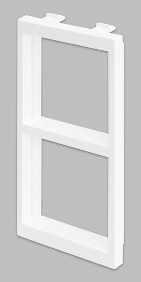 Kontakt-Simon Adapter CIMA na 2 moduły K45 45x45mm biały S66/9