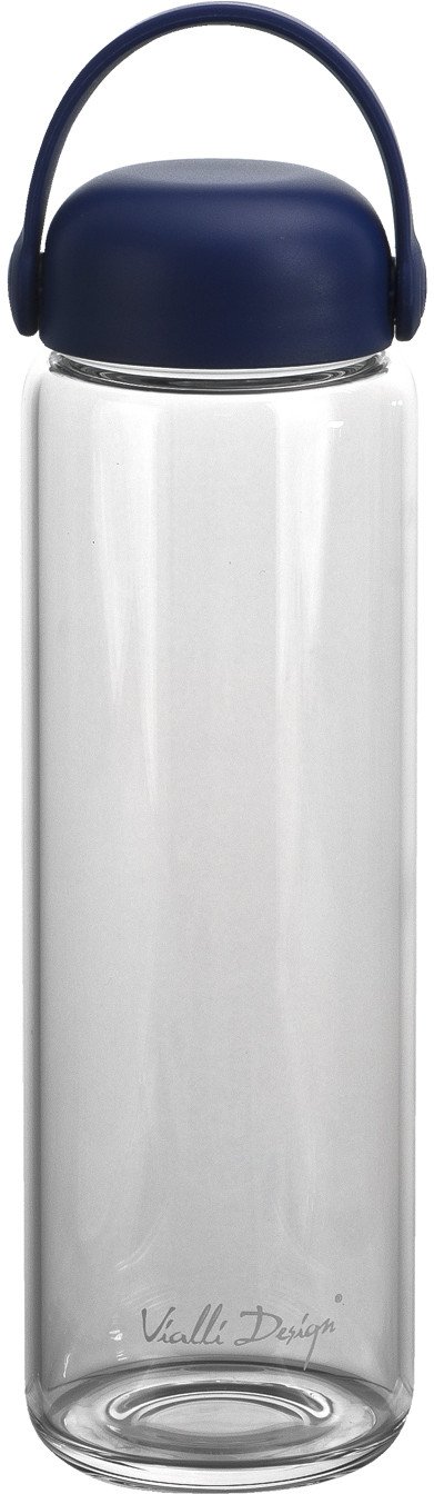 Szklana butelka na wodę 540 ml Fuori granatowa