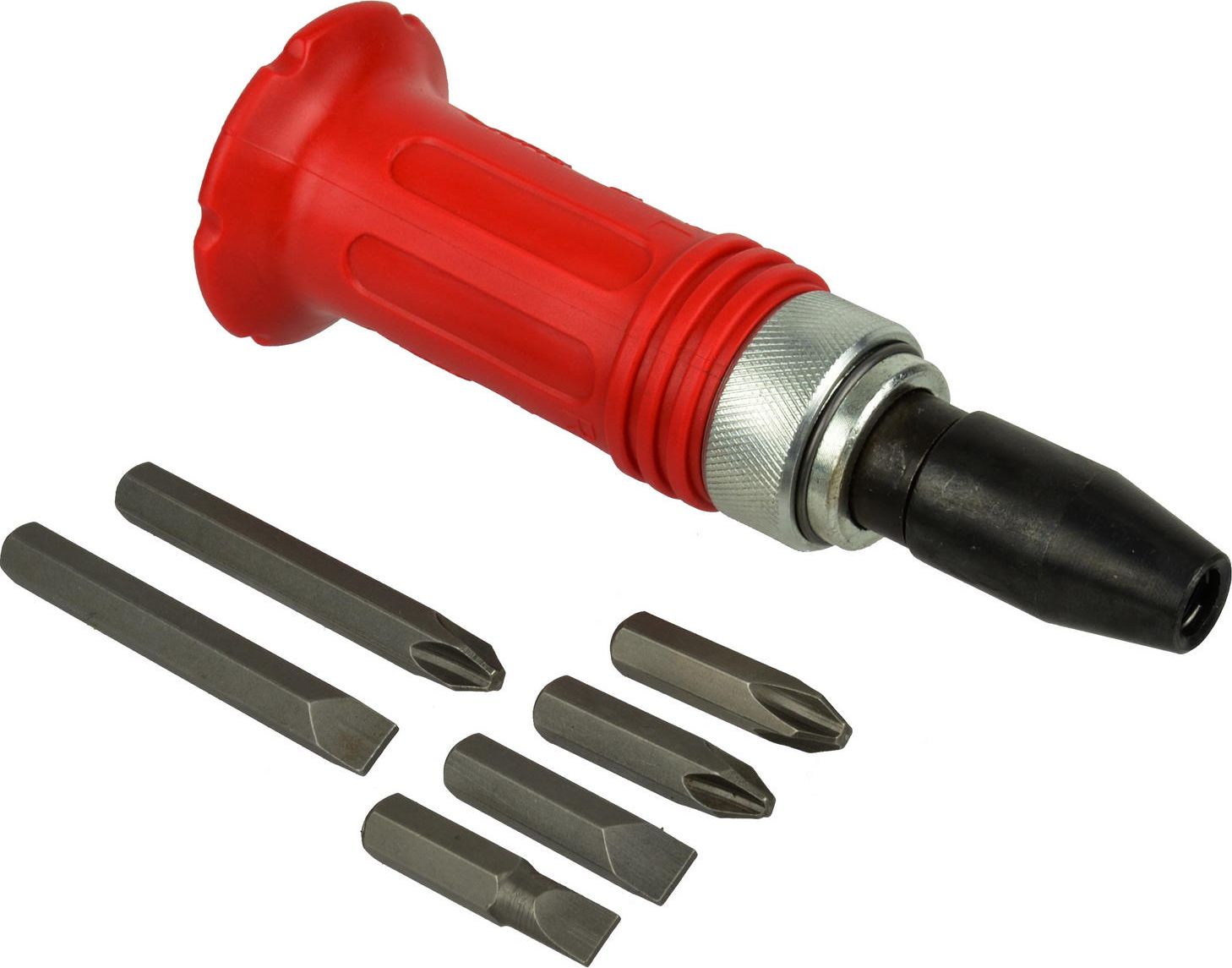 Geko Wkrętak udarowy z 6 bitami(25)