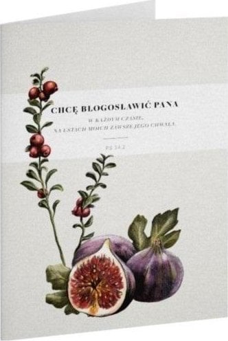 Szaron Kartka składana - Chcę błogosławić - figa