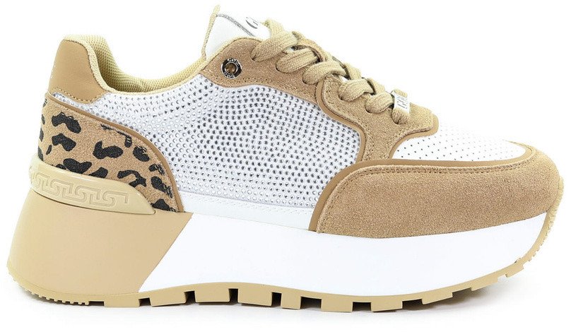 GOE Damskie sneakersy brązowe RR2N4070 BROWN 37