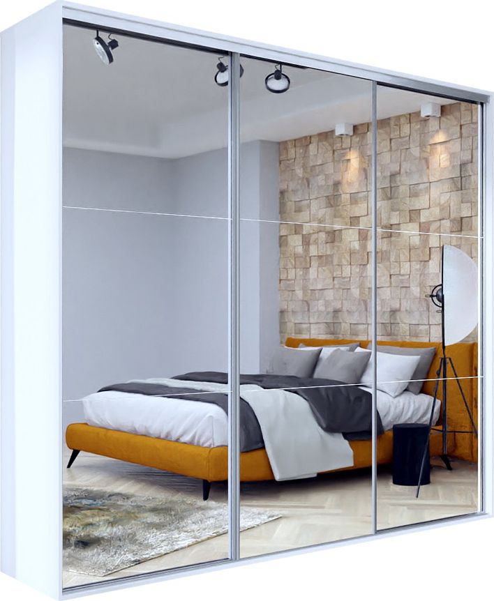 Elior Szafa przesuwna z lustrzanym frontem 275 cm - Savona 7X