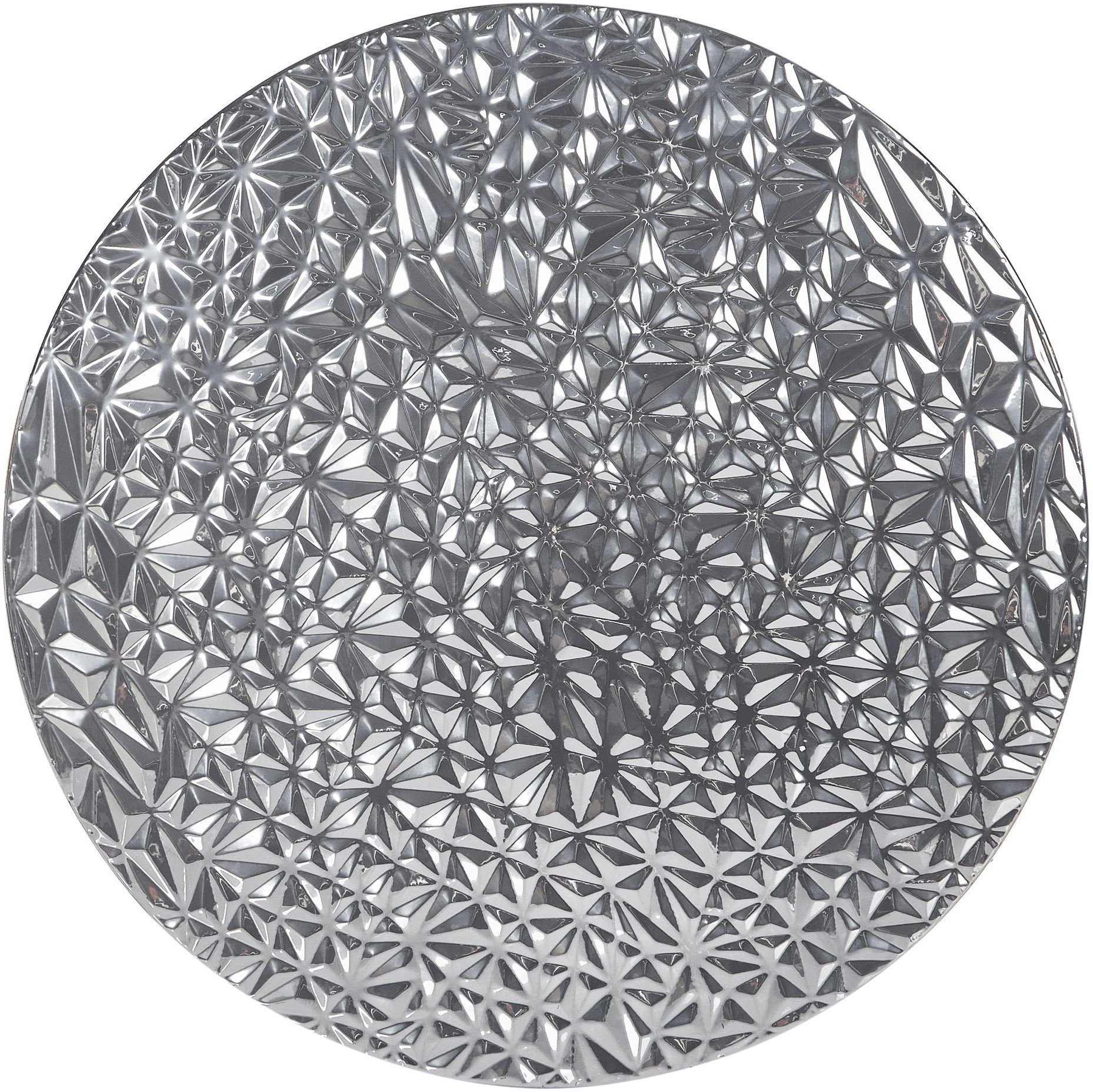 Dekoracja ścienna MOSCAVIDE Metal Srebrny 60 cm