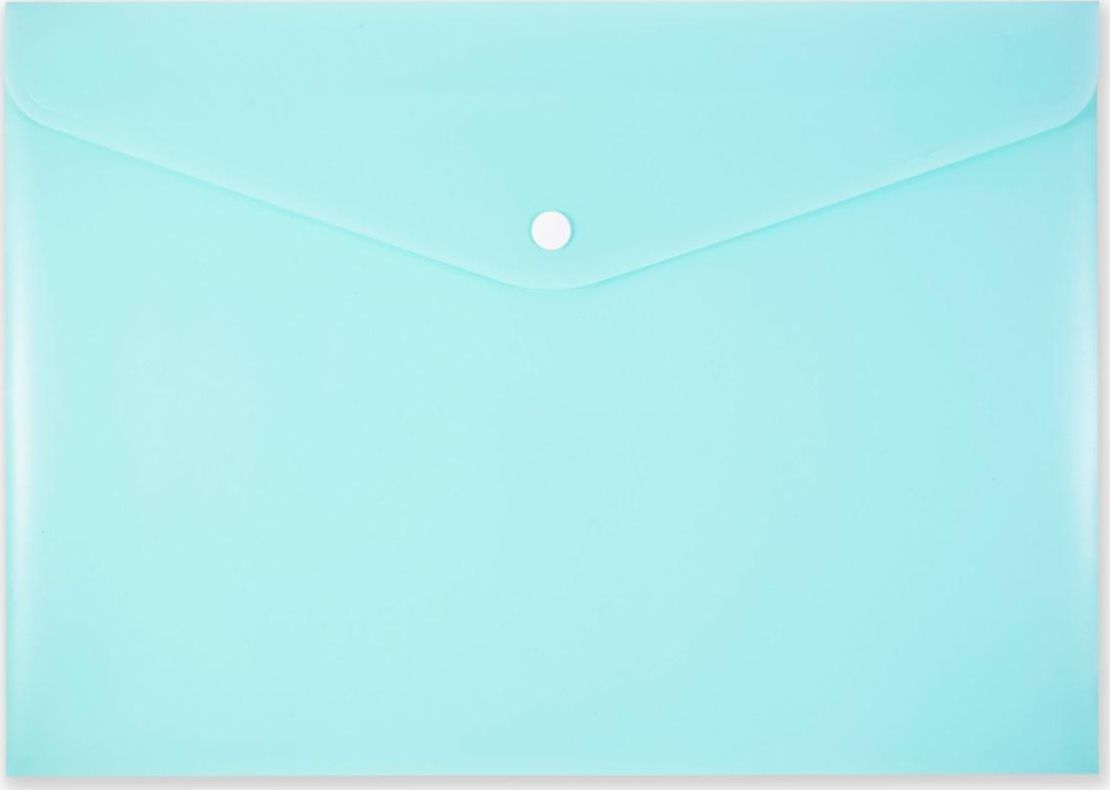Penmate Koperta na zatrzask A4 PP-113 pastelowa zielona