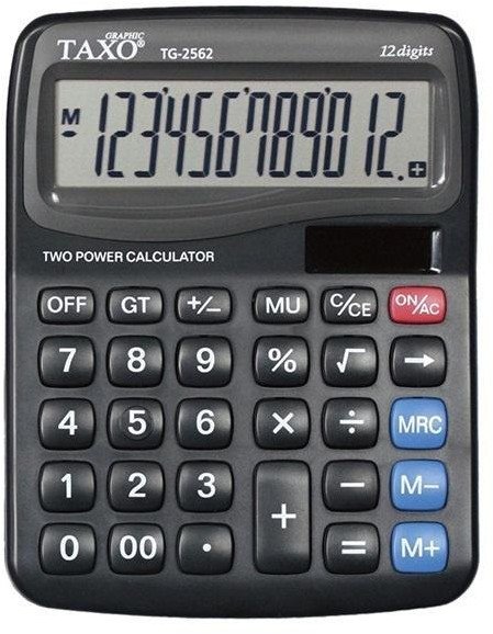 Kalkulator Titanum Kalkulator Taxo 12-pozycyjny TG-2562 czarny