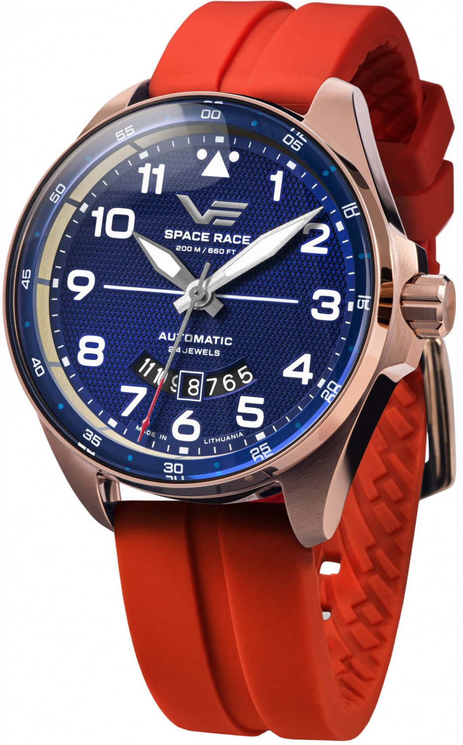 Zegarek męski Vostok Europe NH35A-325B746SR czerwony