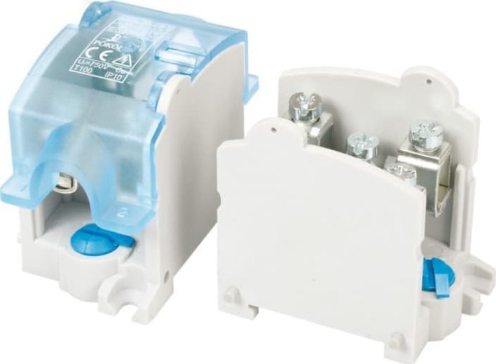 Pokój Odgałęźnik instalacyjny 1-torowy 1x25mm2 /4x16mm2 niebieski OBL 25/16-1 R35RW-01040000203 /10szt./