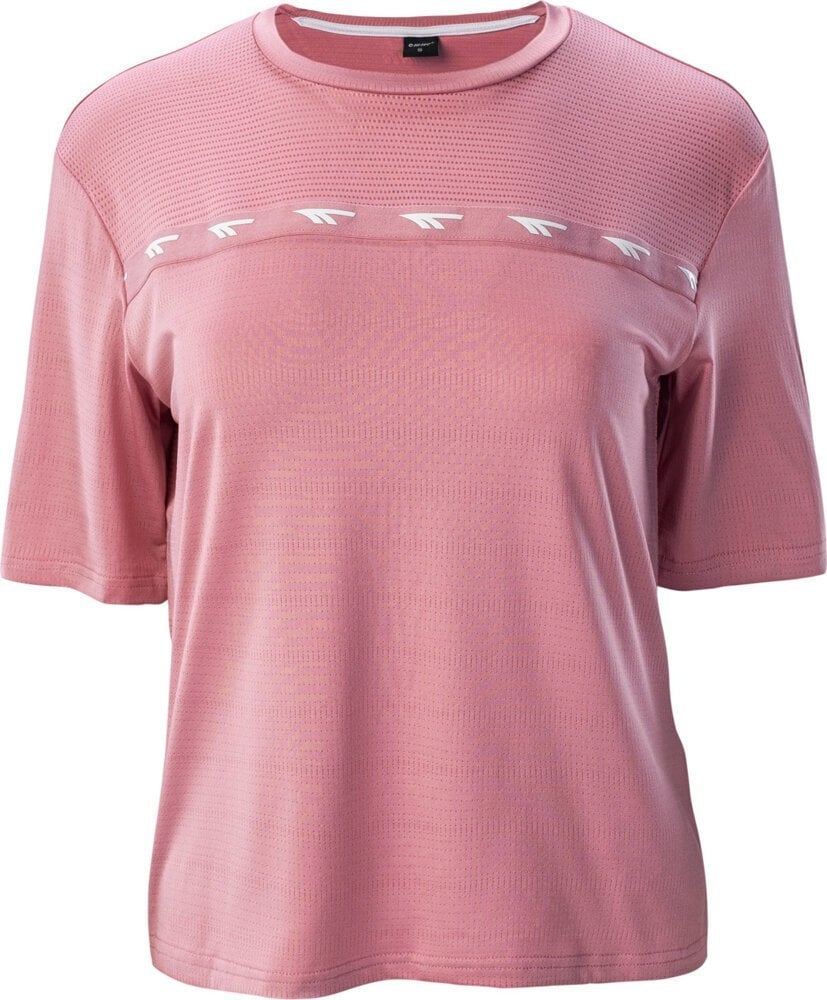 hitec Damska koszulka zkrótkim rękawem Hi-tec Lady Elsu różowa rozmiar XS