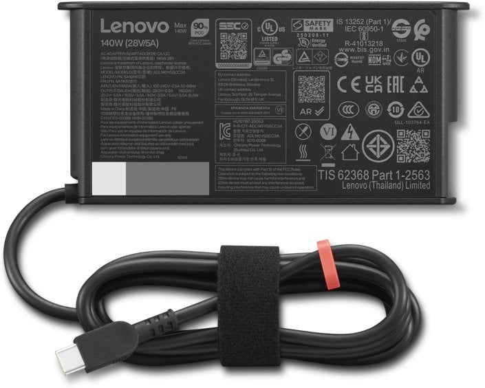 Lenovo 4X21U28818 adapter zasilający/ inwentor Wewnętrzna 140 W Czarny