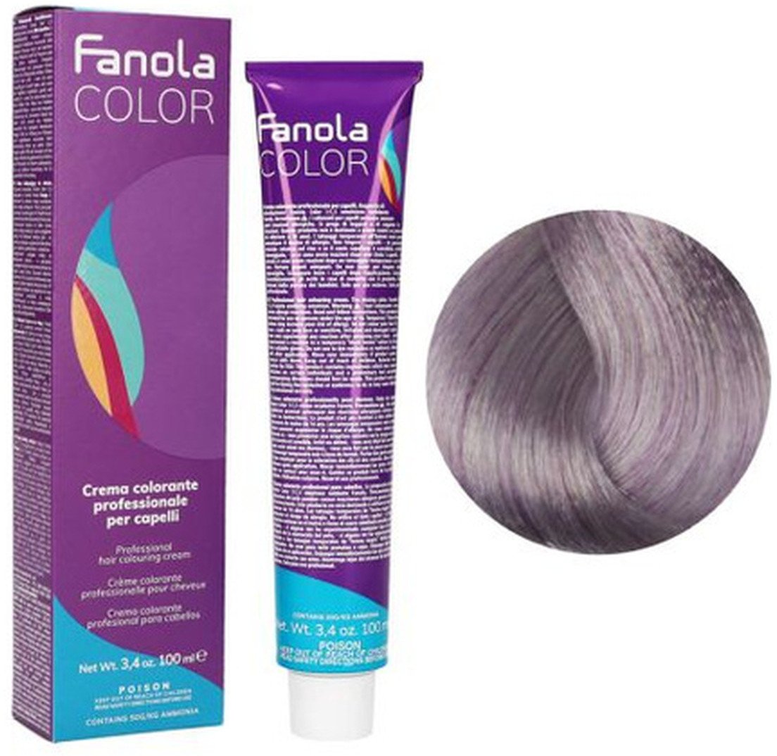Fanola Color Krem koloryzujący Farba do włosów 100ml Blonde Plat. Fantasy Violet (10.2F)