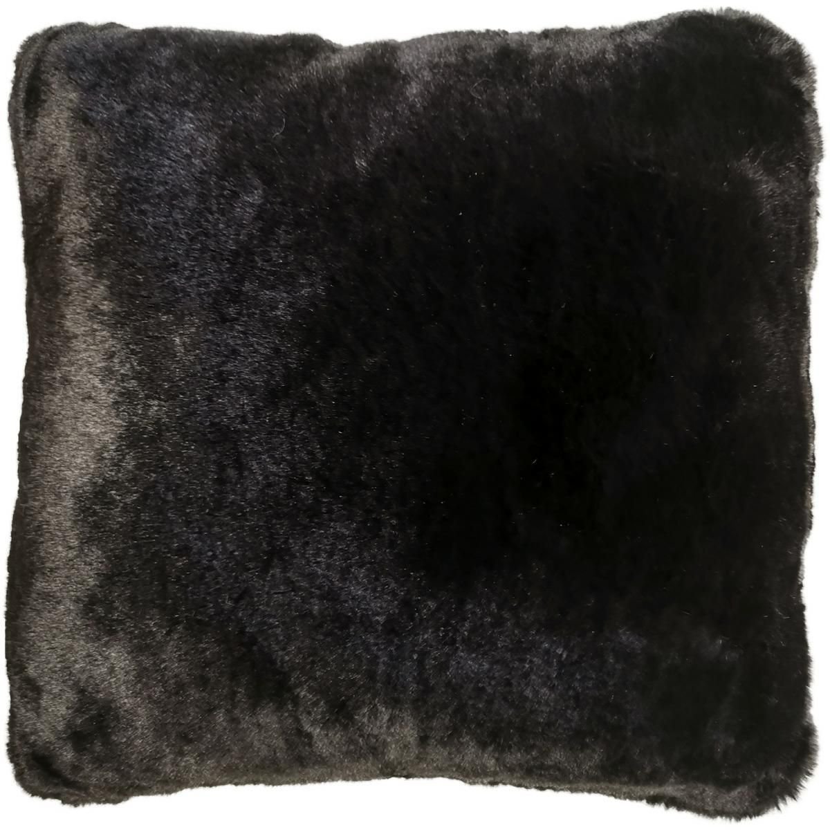 Spod Igły i Nitki Poszewka futro OSLO 40x40 czarna