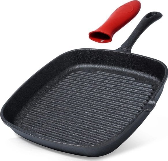 Patelnia Vilde grillowa Żeliwna 24.5cm