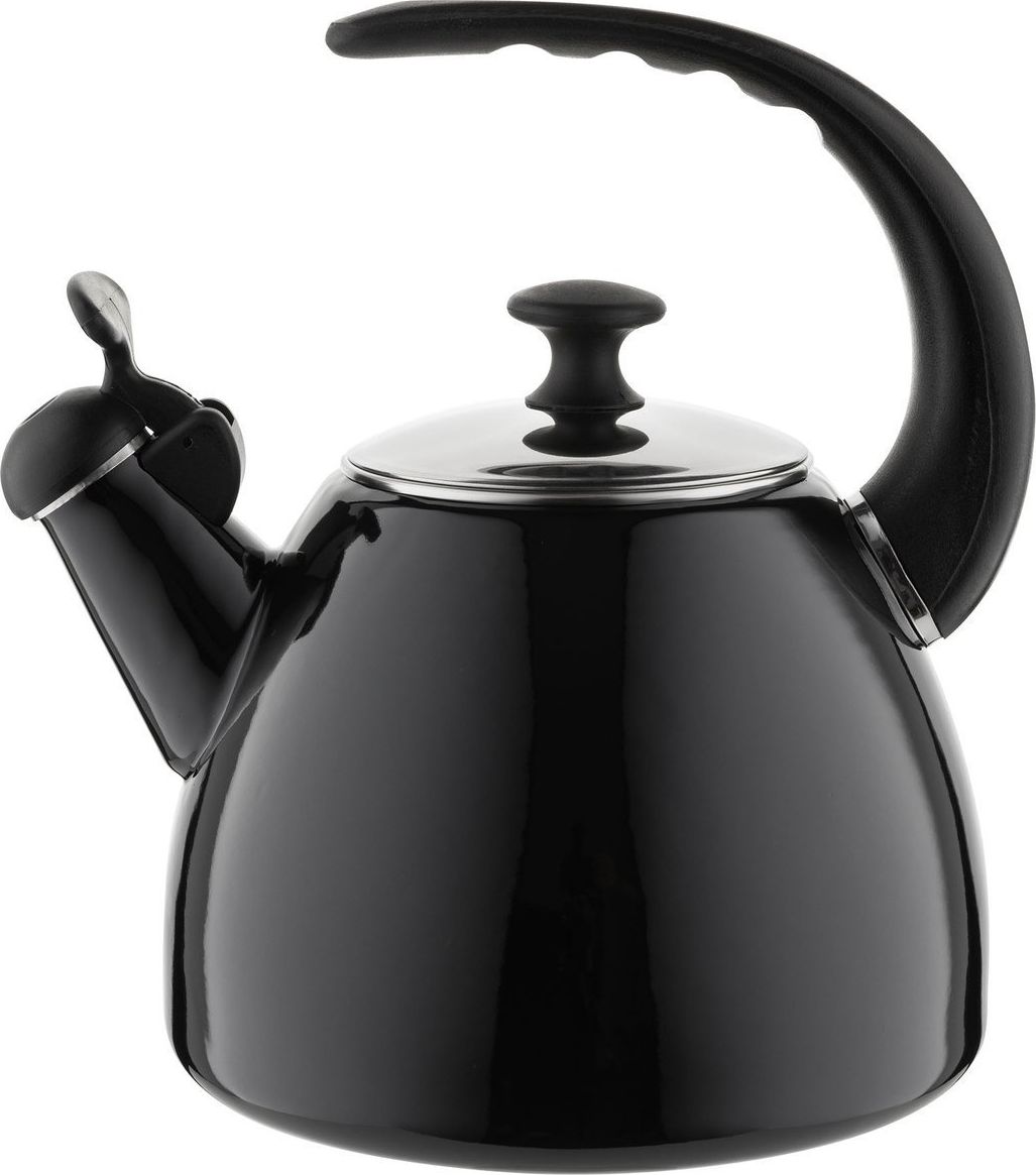 Emalia Pleszew Czajnik emaliowany 2,2l Aperto gładki czarny