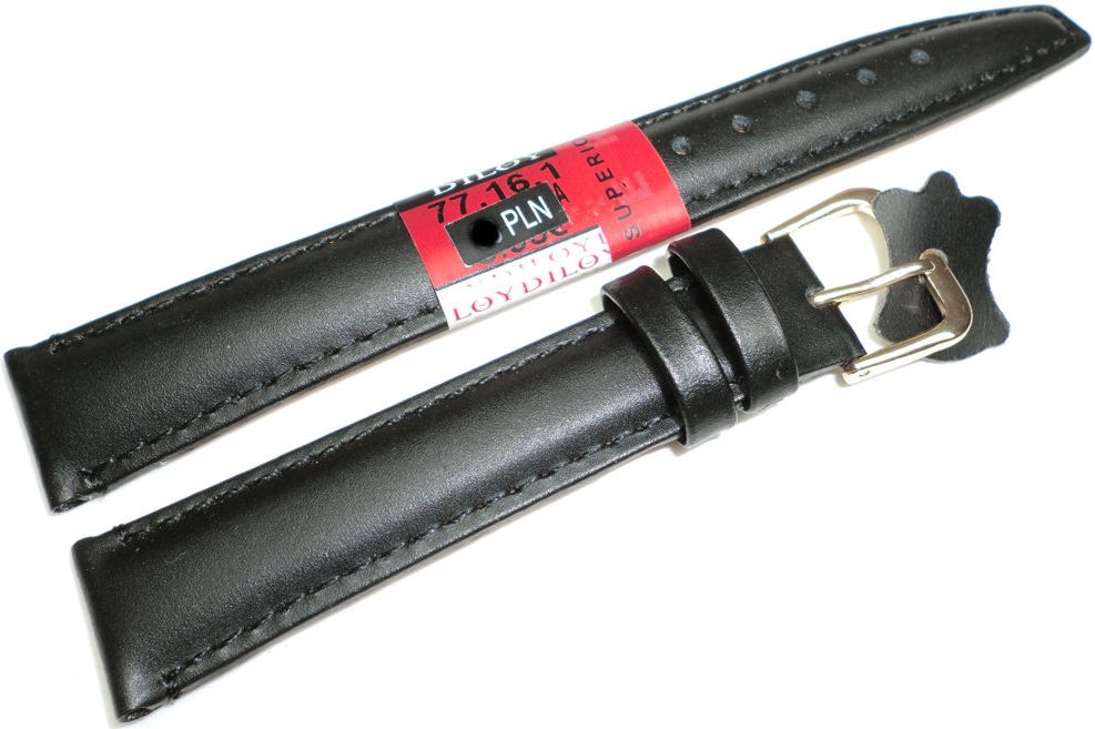 Diloy Skórzany pasek do zegarka 16 mm Diloy 77.16.1
