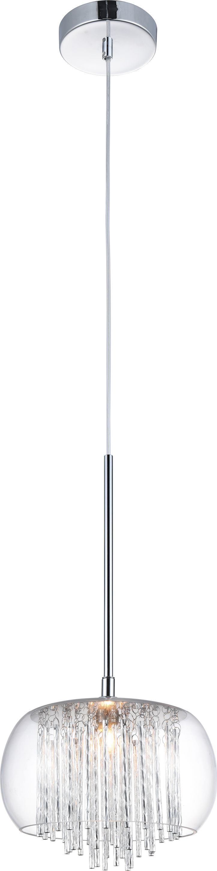 Lampa wisząca Azzardo Lampa wisząca transparentna do jadalni AZzardo Rego 1 AZ3081