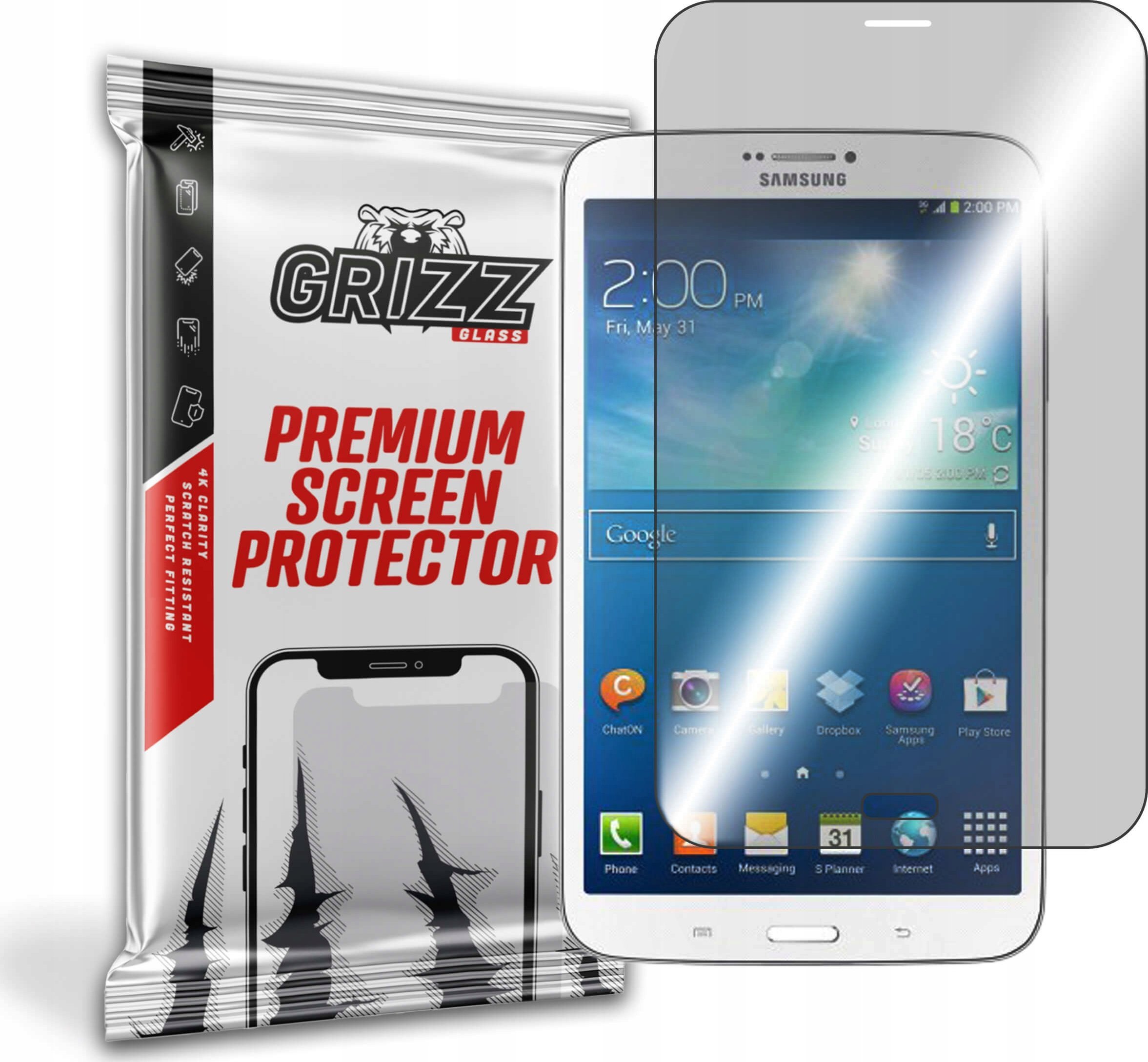 GrizzGlass Folia matowa GrizzGlass PaperScreen do Samsung Galaxy Tab 3 T311