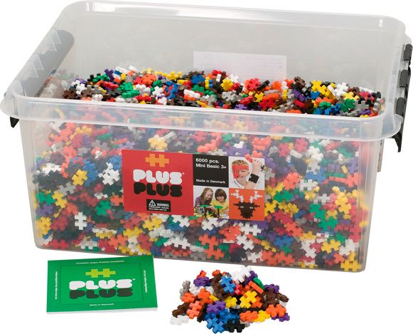 Plus Plus Plus-Plus, Mini Basic - 6000 szt - Edukacja