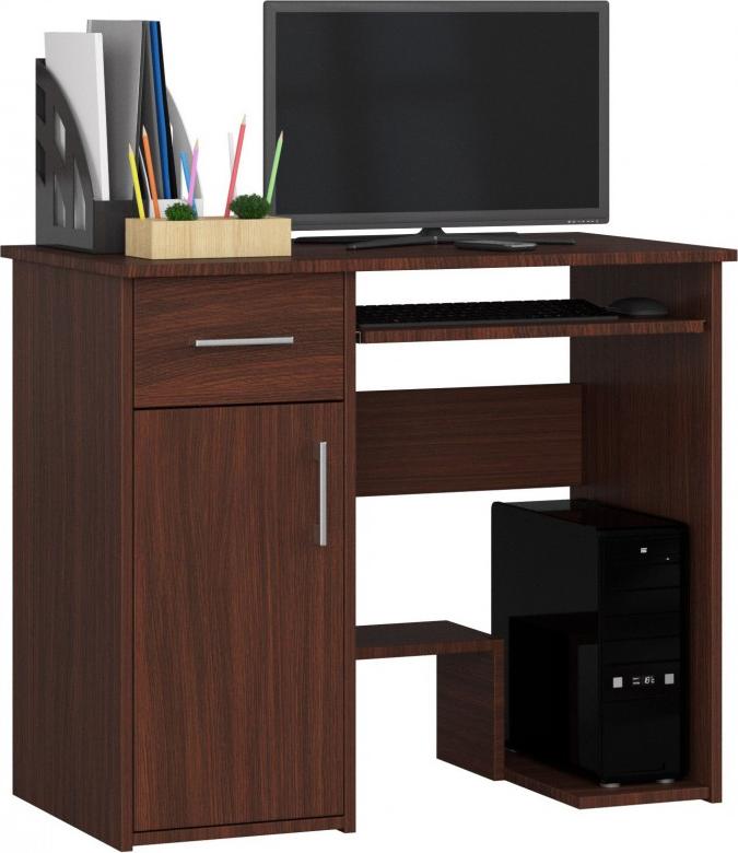 Biurko Fabryka Mebli Akord Jay Ciemnobrązowe 90 cm x 50 cm