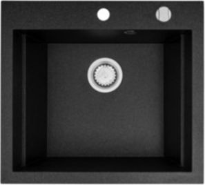 Zlewozmywak Pyramis Zlewozmywak Pyramis SIROS 57x51,5 1B Karbon 070085101
