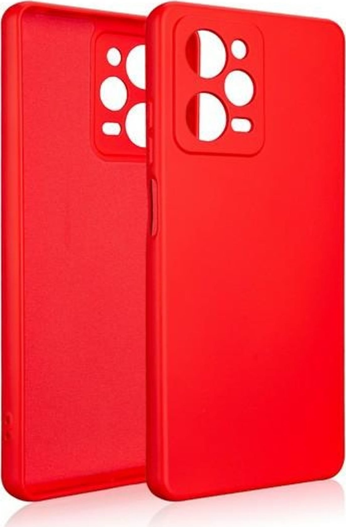 Beline Beline Etui Silicone Poco X5 Pro czerwony/red