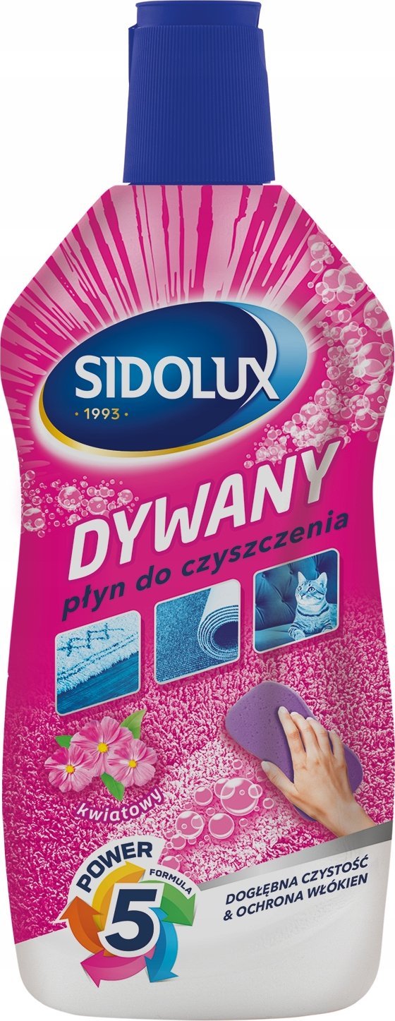 Płyn do czyszczenia dywanów Sidolux 500ml Kwiatowy