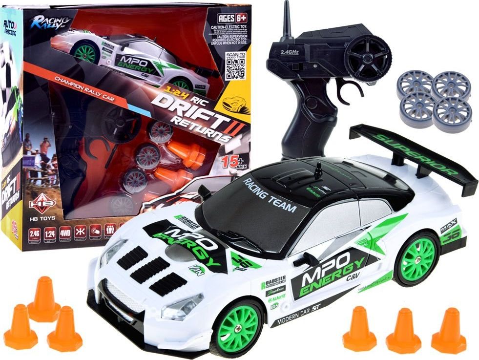 Jokomisiada Autko DRIFT zdalnie sterowane z pachołkami RC0506