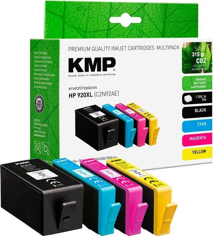 Tusz KMP Printtechnik AG KMP Tusz HP Nr. 920XL Multip. 1100-1200 S. H67V remanufactured