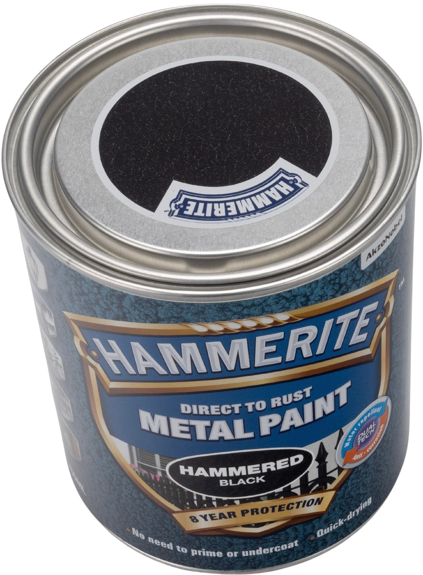 Hammerite Hammerlak - Sort - 750 ml.