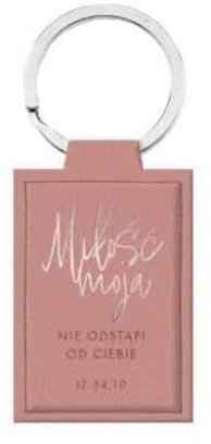 Brelok skórzany - Miłość Moja