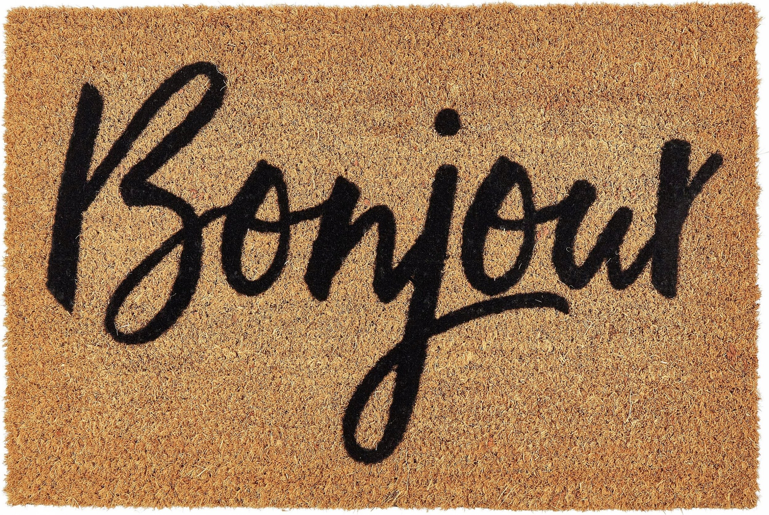 Beliani Wycieraczka kokosowa 40 x 60 cm naturalna ASIR