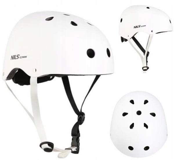 MTW001 BIAŁY ROZM. L(58-61CM) KASK NILS EXTREME