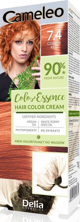 Delia DELIA COSMETICS Cameleo Color Essence Krem koloryzujący nr 7.4 - copper red 1op.