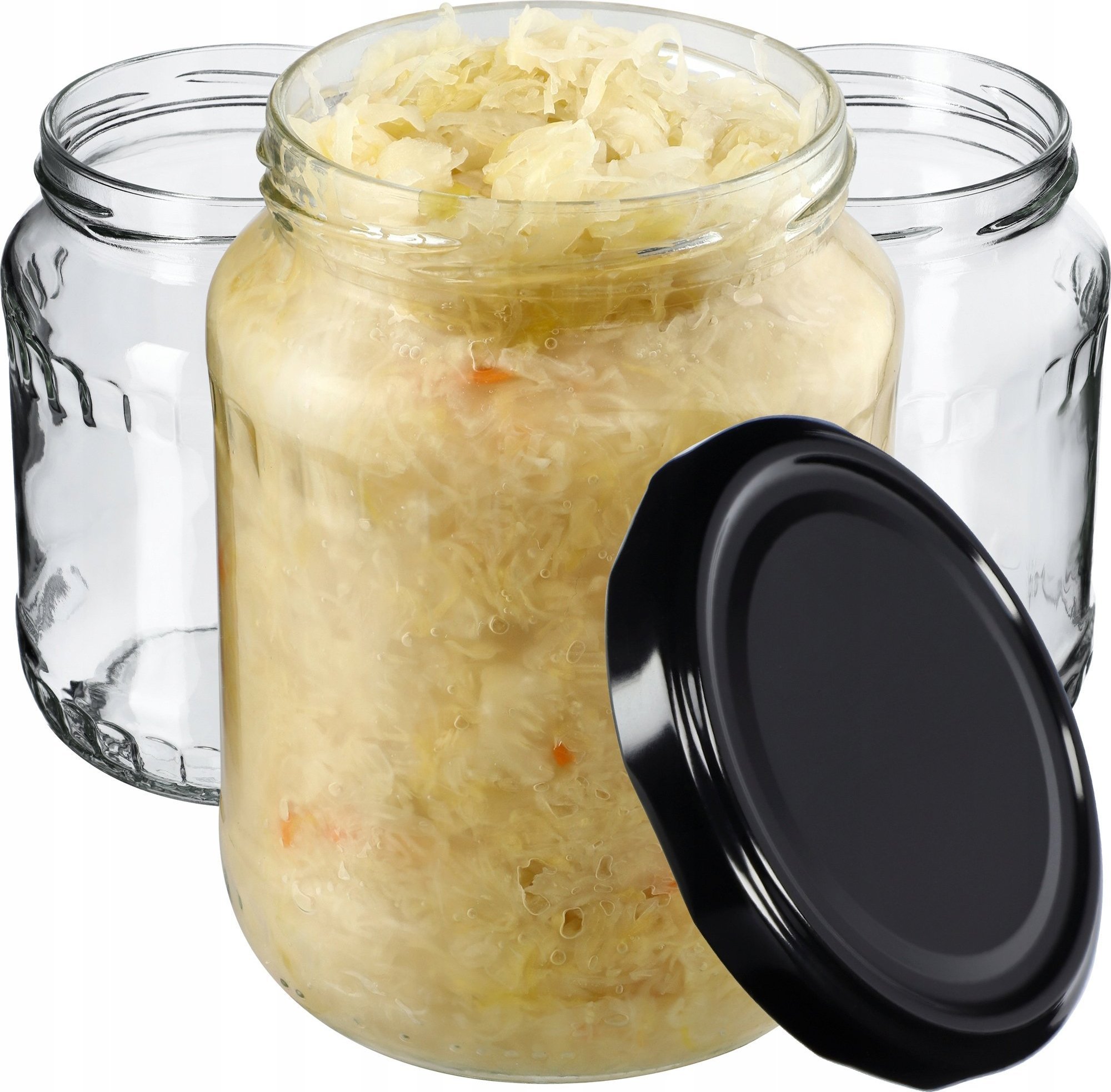 Kadax 48x Słoik Szklany 720ml Dżem Ogórki Zakrętka 82mm