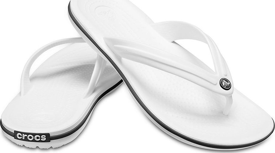 Crocs Japonki Crocs Crocband Flip białe 11033 100 36-37