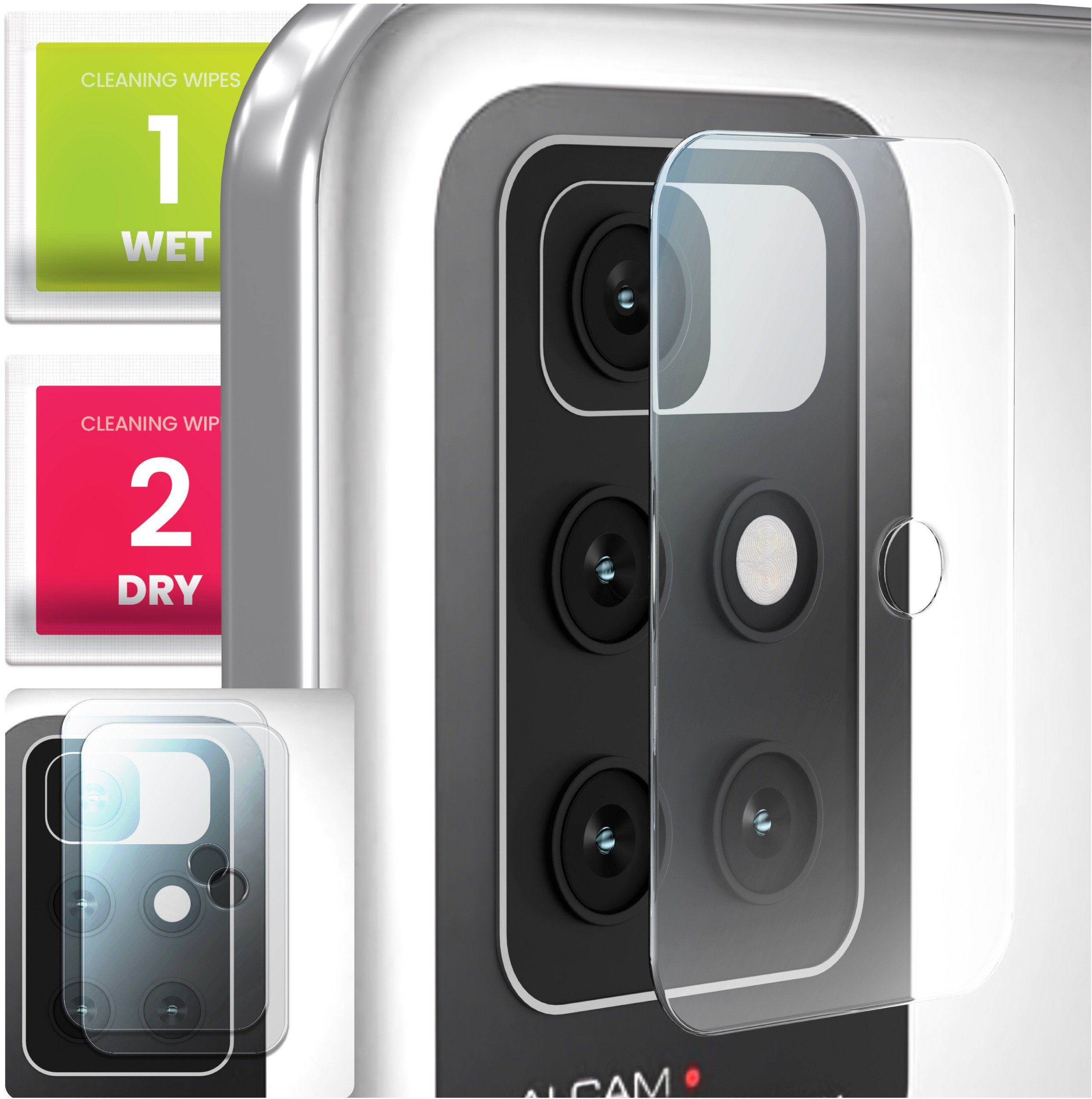 2-PAK Szkło Na Aparat Do Xiaomi Redmi 10 (Hartowane, Ochronne, Na Obiektyw)