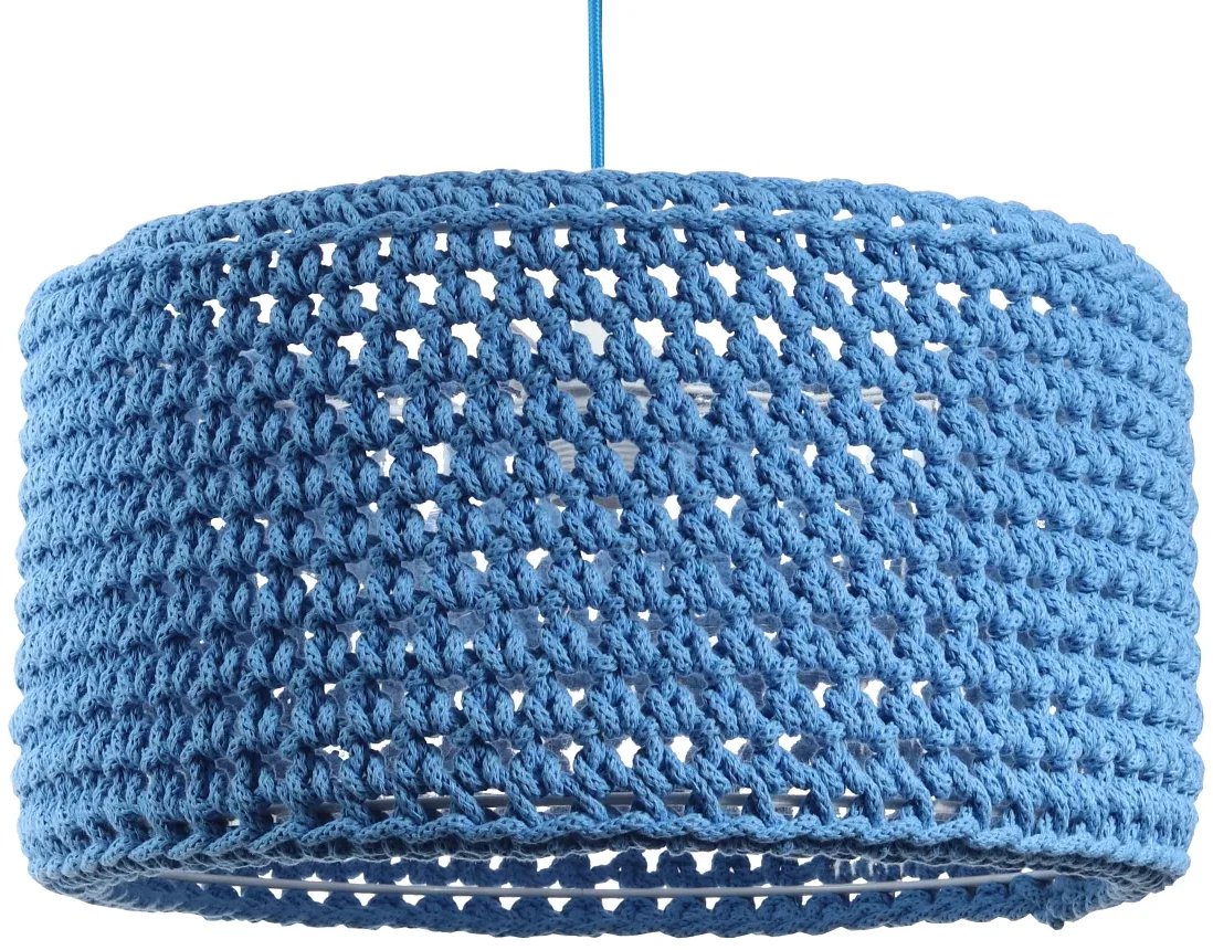 Lampa wisząca COTTON 40 niebieska BPS KONCEPT