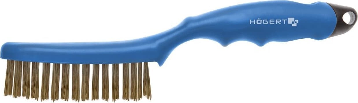 Högert Technik Szczotka mosiężna, 4 rzędowa