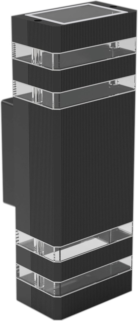 Prostokątny kinkiet elewacyjny Vini EKO0734 Eko-light IP54 metal czarny