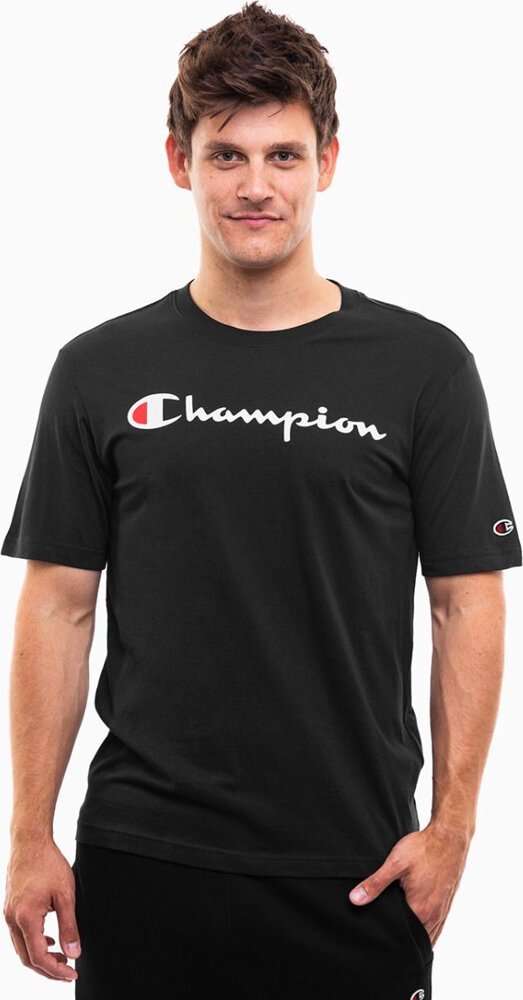 Champion Koszulka męska Champion SS Tee czarna 220256 KK001 M