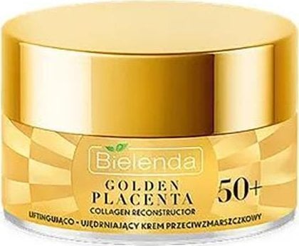 Bielenda Golden Placenta 50+ Liftingująco - Ujędrniający Krem przeciwzmarszczkowy na dzień i noc 50ml