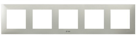 SZAFIR Ramka pięciokrotna do łączników IP-44 kaszmirowy beż RH-5Z/83