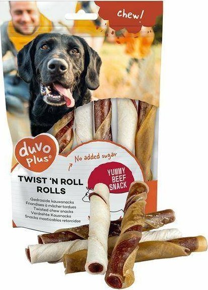 Duvo+ Duvo+ Twist N Rolls Beef 5 szt. 12,5cm, przysmak dla psa z wołowiną