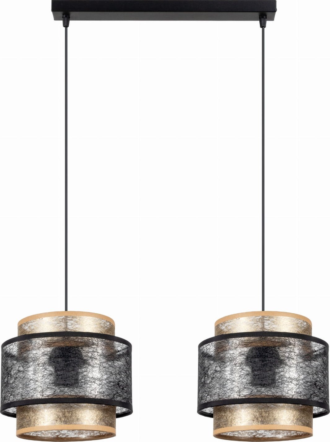 Lampa wisząca Solar Nowoczesna lampa wisząca TRICCO 2 płomienna