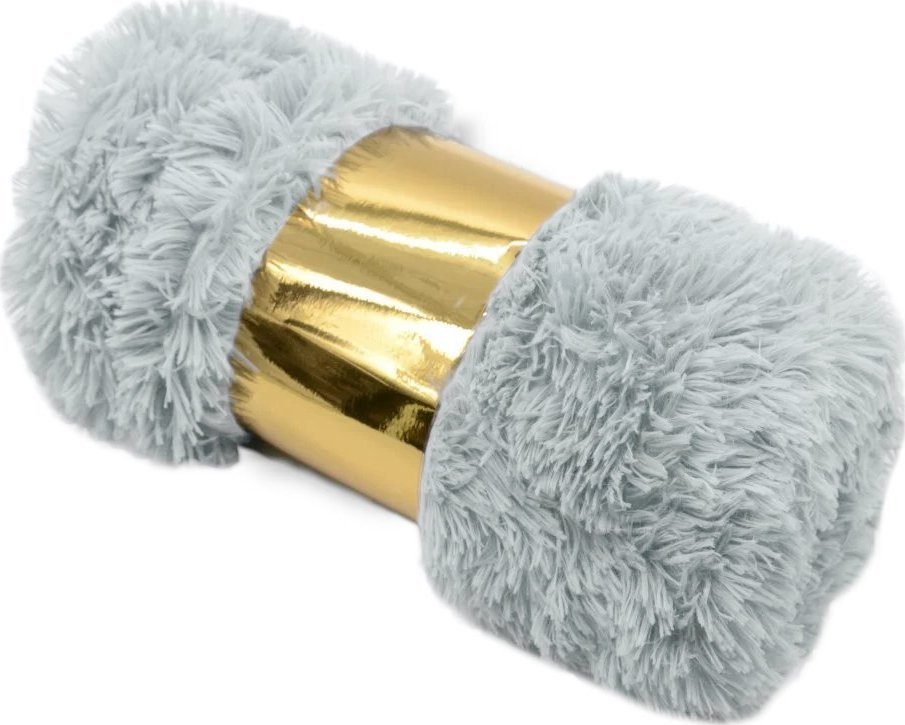 estilex Koc Włochacz 160X200 Popielaty Fld-20